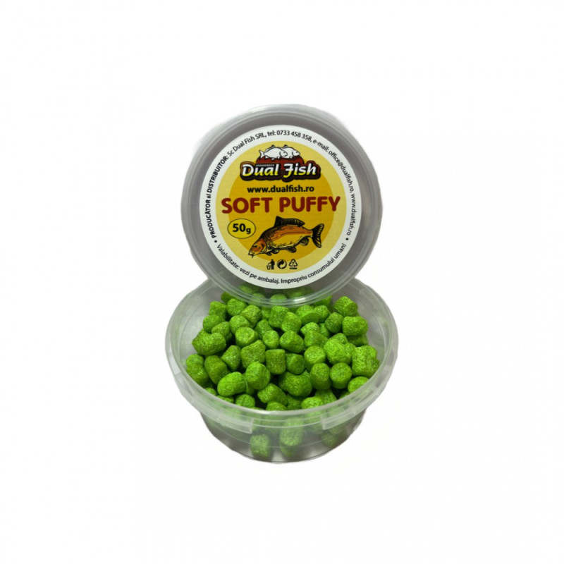 Puffy Soft, dimensiune medi, aroma de ANASON (VERDE), 50 g