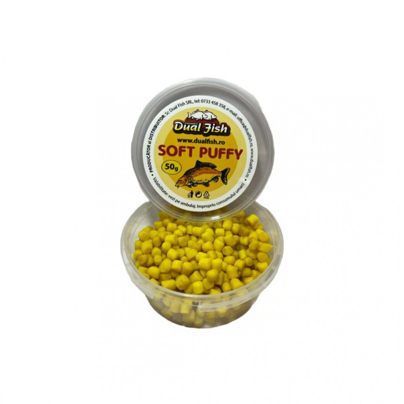 Puffy Soft, dimensiune mini, aroma de USTUROI (GALBEN), 50 g