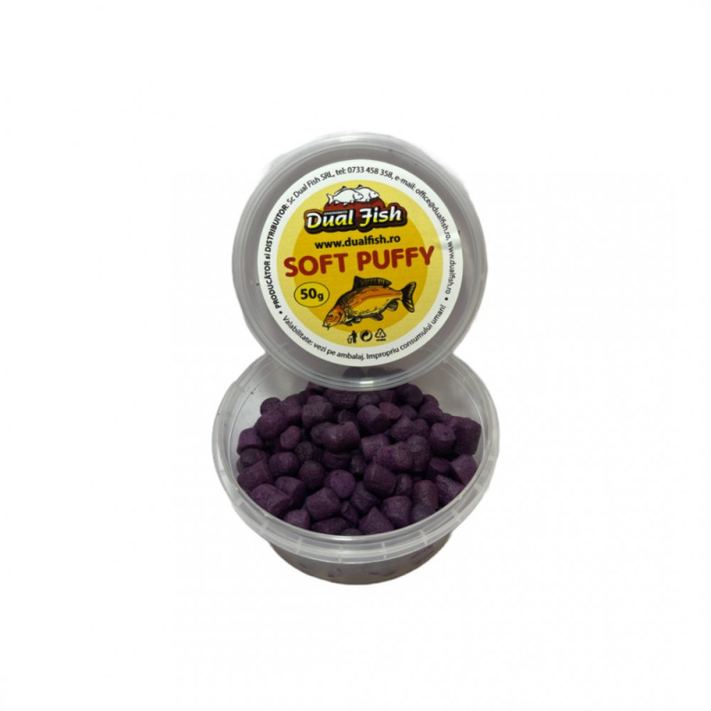 Puffy Soft, dimensiune mini, aroma de KRILL (MOV), 50 g