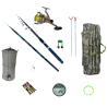 Set undita tronson scurt 4.5 m, lanseta 3.6 m, mulineta LC140 si accesorii