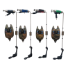 Set 4 senzori camuflaj si 4 swingeri multicolor