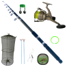 Set lanseta telescopica Knight 2.7 m, mulineta LC 140 si accesorii